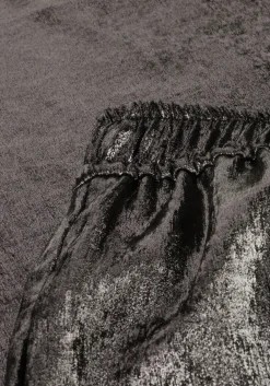 DAMES KNIT-TED wijde broek metally