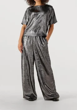 DAMES KNIT-TED wijde broek metally