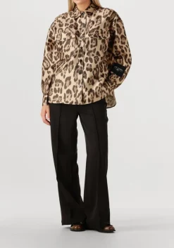 DAMES ALIX THE LABEL blouses ladies woven jaquar oversized blouse