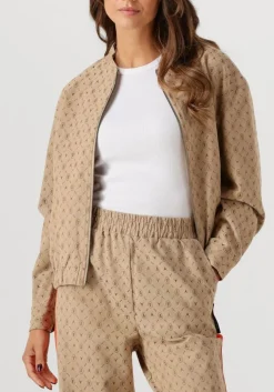 DAMES ALIX THE LABEL jack ladies woven logo jacket