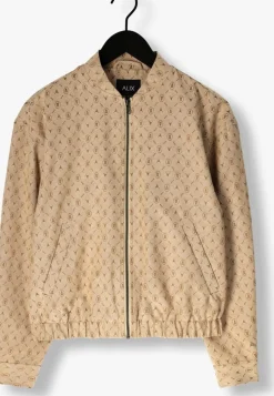 DAMES ALIX THE LABEL jack ladies woven logo jacket