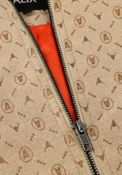 DAMES ALIX THE LABEL jack ladies woven logo jacket