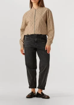 DAMES ALIX THE LABEL jack ladies woven logo jacket