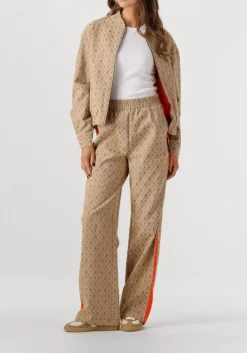 DAMES ALIX THE LABEL wijde broek ladies woven logo pants