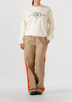 DAMES ALIX THE LABEL wijde broek ladies woven logo pants