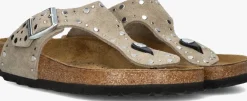 DAMES BIRKENSTOCK teenslippers gizeh rivet border
