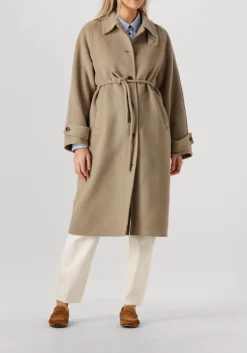 DAMES CLOSED mantel belted coat