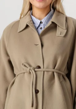 DAMES CLOSED mantel belted coat