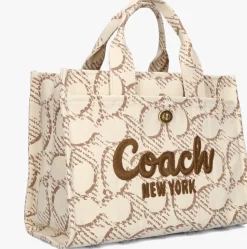 DAMES COACH handtas maxi signature canvas cargo tote