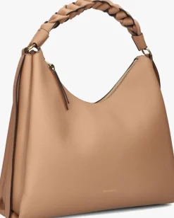 DAMES COCCINELLE schoudertas double grainy