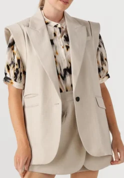 DAMES CO'COUTURE blazer lisacc linen wing vest