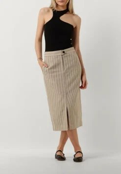 DAMES CO'COUTURE midirok linen pin pencil skirt