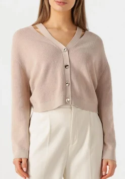 DAMES DANTE6 vest jeny rib knit cardigan