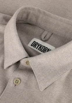 Heren DRYKORN casual overhemd ramis