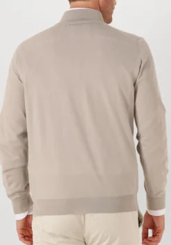 Heren FILIPPO DE LAURENTIIS trui mezza zip ml r.merino