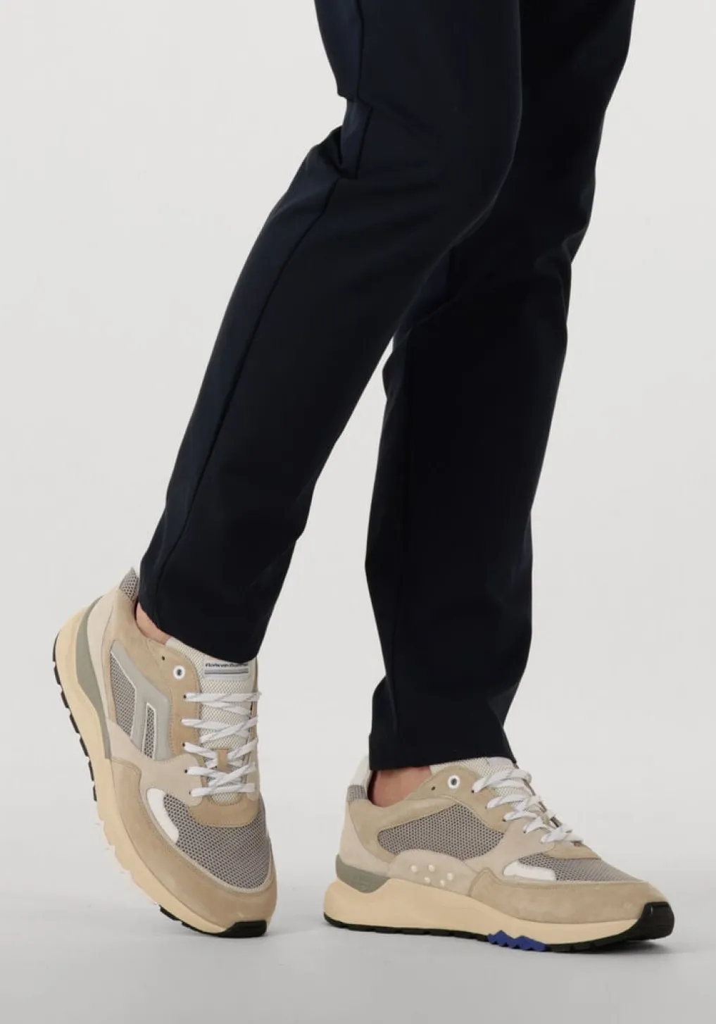 Heren FLORIS VAN BOMMEL lage sneakers sfm-10154 de treener