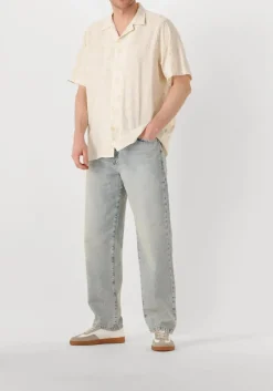 Heren FORÉT forét casual overhemd peer flower jacquard ss shirt