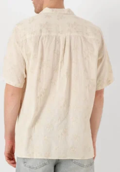 Heren FORÉT forét casual overhemd peer flower jacquard ss shirt