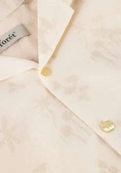 Heren FORÉT forét casual overhemd peer flower jacquard ss shirt