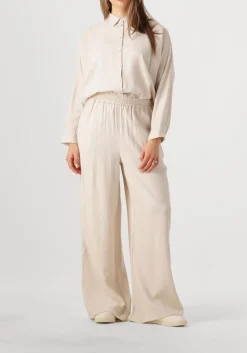 DAMES KNIT-TED wijde broek jalou