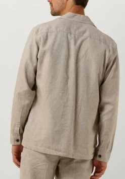Heren PROFUOMO overshirt overshirt co/linen