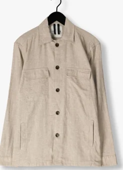 Heren PROFUOMO overshirt overshirt co/linen