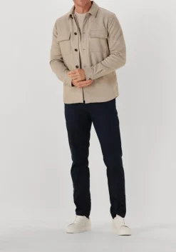 Heren PROFUOMO overshirt overshirt cutaway knitted