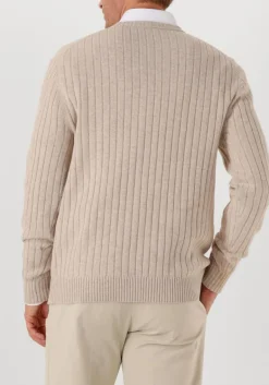 Heren PROFUOMO trui pullover crew neck wool blend