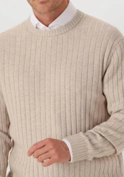 Heren PROFUOMO trui pullover crew neck wool blend