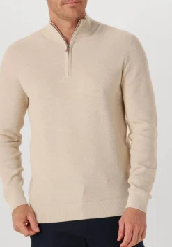 Heren PROFUOMO trui pullover half zip twinkle slub