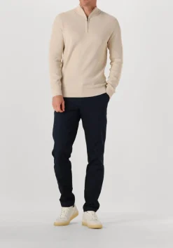 Heren PROFUOMO trui pullover half zip twinkle slub