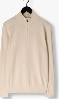 Heren PROFUOMO trui pullover half zip twinkle slub