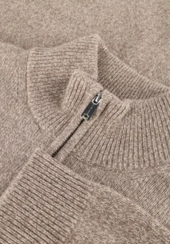 Heren PROFUOMO trui pullover half zip wool blend