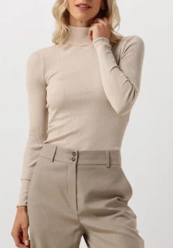 DAMES ROSEMUNDE coltrui silk t-shirt w/ roller neck