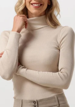 DAMES ROSEMUNDE coltrui silk t-shirt w/ roller neck