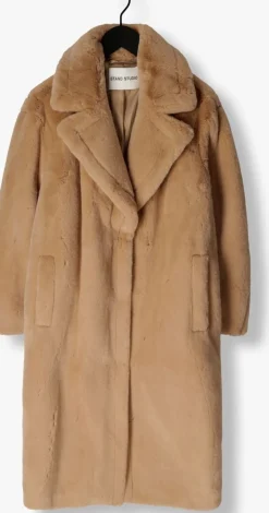 DAMES STAND STUDIO faux fur jas maria coat soft