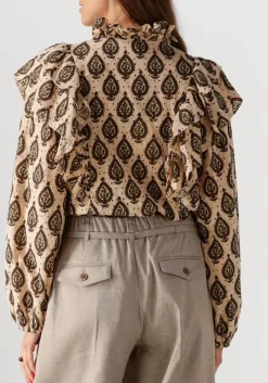 DAMES SUMMUM blouses longsleeve blouse print brodery