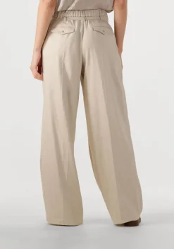 DAMES SUMMUM pantalon trousers wide linen blend twill