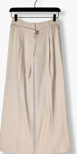 DAMES SUMMUM pantalon trousers wide linen blend twill