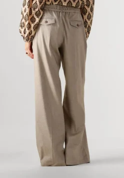 DAMES SUMMUM pantalon trousers wide linen blend twill