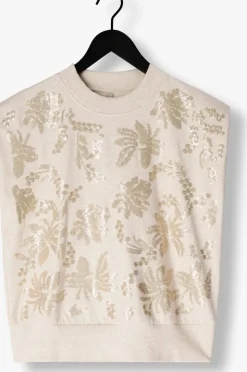 DAMES SUMMUM top sleeveless embellished sweatshirt