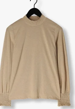 DAMES SUMMUM top smocked top fine lurex jersey