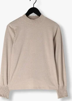 DAMES SUMMUM top smocked top fine lurex jersey