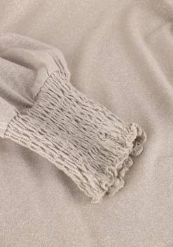 DAMES SUMMUM top smocked top fine lurex jersey