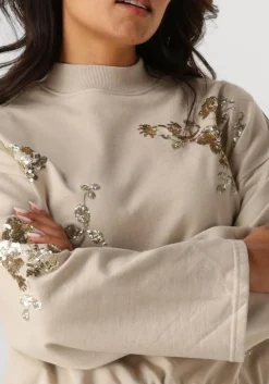 DAMES SUMMUM trui croped embellished