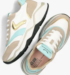 DAMES VOILE BLANCHE lage sneakers club108