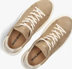 Heren WOOLRICH lage sneakers arrow man milled nabuk
