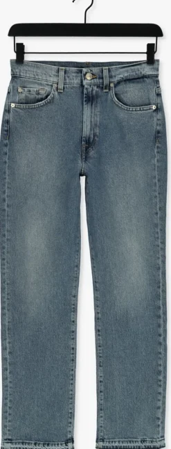 DAMES 7 FOR ALL MANKIND e straight leg jeans tall logan strovepipe higher with unrolled hem