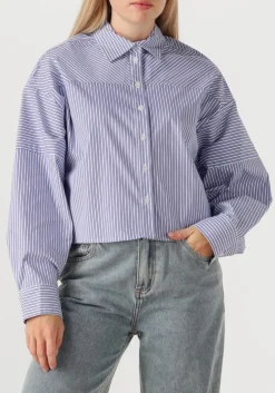 DAMES ALIX THE LABEL e blouses ladies woven striped blouse