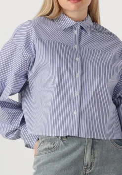 DAMES ALIX THE LABEL e blouses ladies woven striped blouse